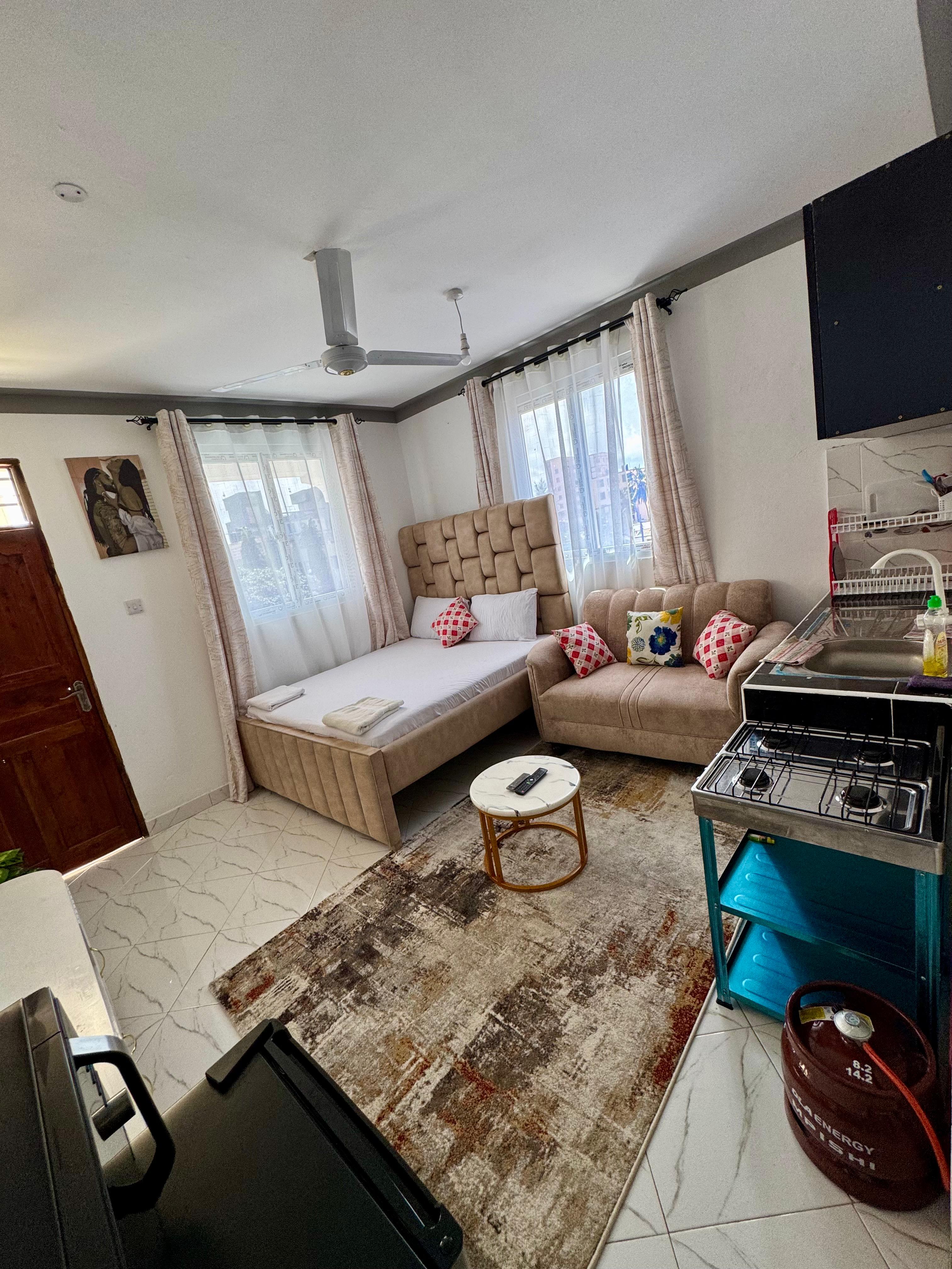 Elegant Fully Furnished Studio Apartment-Baraka Estate, Bamburi